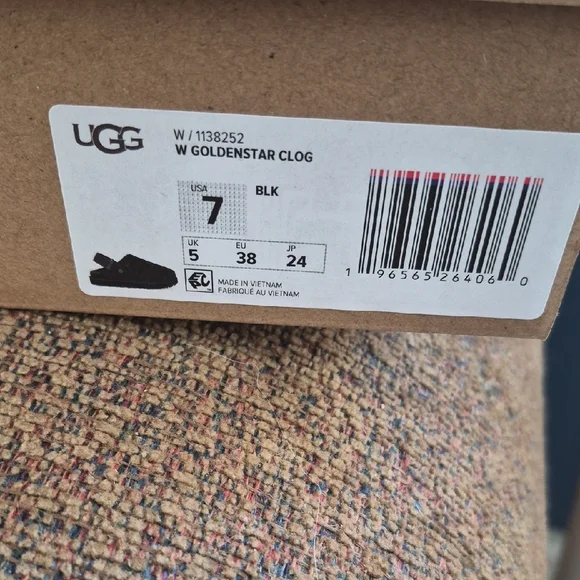 UGG Black Suede Slides - Picture 2 of 6